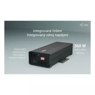 I-tec USB-C/USB-A Metall Lade Daten HUB, 15W pro Anschluss, 20x USB-C, 360W I-tec USB-C/USB-A Metall Lade Daten HUB, 15W pro Anschluss, 20x USB-C, 360W