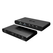 i-tec KVM Docking Station HDMI für 2 Hosts, Power Delivery 2x 100W