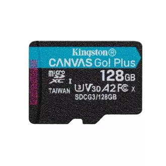 KINGSTON 128GB microSDXC Canvas Go Plus Gen4 200MB/s A2 U3 V30 Karte ohne Adapter KINGSTON 128GB microSDXC Canvas Go Plus Gen4 200MB/s A2 U3 V30 Karte ohne Adapter