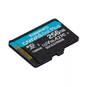 KINGSTON 256GB microSDXC Canvas Go Plus Gen4 200MB/s A2 U3 V30 Karte ohne Adapter KINGSTON 256GB microSDXC Canvas Go Plus Gen4 200MB/s A2 U3 V30 Karte ohne Adapter