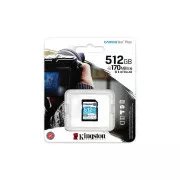KINGSTON 512GB SDXC Canvas Go Plus Gen4 200MB/s C10 UHS-I U3 V30