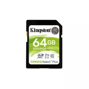 KINGSTON 64GB SDXC CANVAS Plus Class10 UHS-I 100MB/s Lesen Flash-Karte Gen3