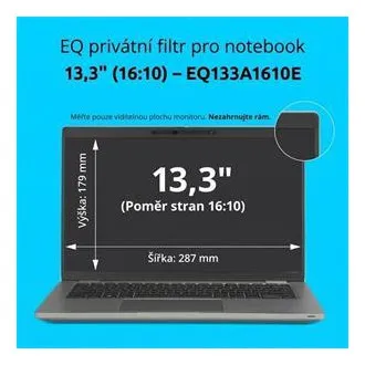 Kensington EQ Privatsphärenfilter für 13,3-Zoll-Laptops im 16:9-Format