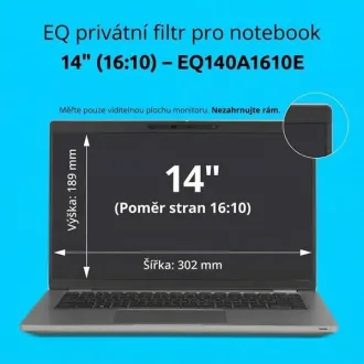 Kensington EQ Privatfilter für Laptop 14'' 16:10