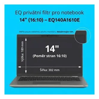 Kensington EQ Privatfilter für Laptop 14'' 16:10
