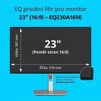 Kensington EQ Privatsphärenfilter für 23-Zoll-Monitor im 16:9-Format Kensington EQ Privatsphärenfilter für 23-Zoll-Monitor im 16:9-Format