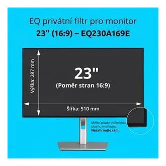 Kensington EQ Privatsphärenfilter für 23-Zoll-Monitor im 16:9-Format Kensington EQ Privatsphärenfilter für 23-Zoll-Monitor im 16:9-Format