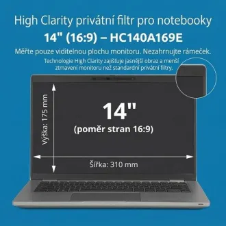 Kensington High Clarity Privatfilter für Laptop 14'' 16:9 Kensington High Clarity Privatfilter für Laptop 14'' 16:9
