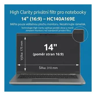Kensington High Clarity Privatfilter für Laptop 14'' 16:9 Kensington High Clarity Privatfilter für Laptop 14'' 16:9