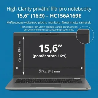 Kensington High Clarity Privatfilter für Laptop 15.6'' 16:9 Kensington High Clarity Privatfilter für Laptop 15.6'' 16:9