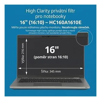 Kensington High Clarity Privatfilter für Laptop 16'' 16:10 Kensington High Clarity Privatfilter für Laptop 16'' 16:10