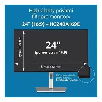 Kensington High Clarity Private Filter für 24'' 16:9 Monitor