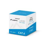 LANBERG FTP-Kabel CAT.6, Cu, Länge 305m, grau, CPR   Fluke geprüft, PVC