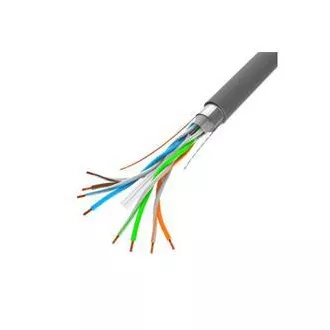 LANBERG FTP-Kabel CAT.6, Cu, Länge 305m, grau, CPR Fluke geprüft, PVC LANBERG FTP-Kabel CAT.6, Cu, Länge 305m, grau, CPR Fluke geprüft, PVC
