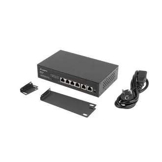 LANBERG SWITCH 4X 100MB POE /2X 100MB UNMANAGED RACK 10"/19" FAST ETHERNET 60W LANBERG SWITCH 4X 100MB POE /2X 100MB UNMANAGED RACK 10"/19" FAST ETHERNET 60W