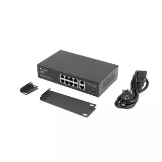 LANBERG SWITCH 8X 100MB POE /2X 1GB UNMANAGED RACK 10"/19" GIGABIT ETHERNET 120W