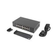 LANBERG SWITCH RSGE-16 16X 1GB GIGABIT ETHERNET UNMANAGED RACK 10"/19"