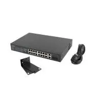 LANBERG SWITCH 16X 100MB POE /2X 1GB/1X SFP RACK 19" UNMANAGED GIGABIT ETHERNET 250W
