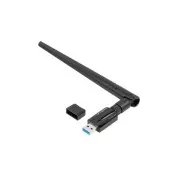 LANBERG USB ADAPTER DRAHTLOSE NETZWERKKARTE NC-1200-WIE AC1200 DUAL BAND 1X INTERNE   1X EXTERNE ANTENNE