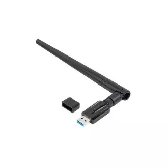 LANBERG USB ADAPTER DRAHTLOSE NETZWERKKARTE NC-1200-WIE AC1200 DUAL BAND 1X INTERNE 1X EXTERNE ANTENNE LANBERG USB ADAPTER DRAHTLOSE NETZWERKKARTE NC-1200-WIE AC1200 DUAL BAND 1X INTERNE 1X EXTERNE ANTENNE