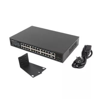 LANBERG SWITCH 24X 1GB POE /2X GB 2X SFP RACK 19" GIGABIT ETHERNET 360W LANBERG SWITCH 24X 1GB POE /2X GB 2X SFP RACK 19" GIGABIT ETHERNET 360W