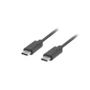 LANBERG USB-C-Kabel M/M 2.0, 1 m, schwarz