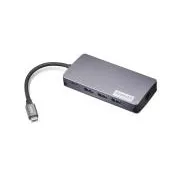 Lenovo Dock CONS - Lenovo 150 - USB-C Travel (100W max), 1x USB-C, 3x USB-A, 1x HDMI, 1x VGA, 1x RJ45, 1x TF/SD-Leser