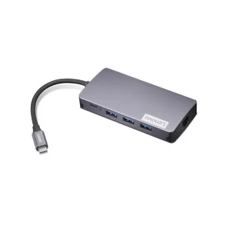 Lenovo Dock CONS - Lenovo 150 - USB-C Travel (100W max), 1x USB-C, 3x USB-A, 1x HDMI, 1x VGA, 1x RJ45, 1x TF/SD-Leser Lenovo Dock CONS - Lenovo 150 - USB-C Travel (100W max), 1x USB-C, 3x USB-A, 1x HDMI, 1x VGA, 1x RJ45, 1x TF/SD-Leser