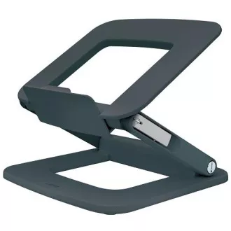 Leitz winkelverstellbarer Ergo-Laptopständer, 80% recycelter Kunststoff, dunkelgrau Leitz winkelverstellbarer Ergo-Laptopständer, 80% recycelter Kunststoff, dunkelgrau