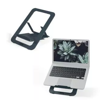 Leitz Ergo Travel Ultra Slim Laptop-Ständer, Aluminium, dunkelgrau Leitz Ergo Travel Ultra Slim Laptop-Ständer, Aluminium, dunkelgrau