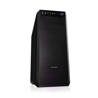 Modecom PC-Gaming-Gehäuse OBERON PRO LE BLACK MIDI, 2x USB 3.0, 2x USB 2.0, Audio HD, schwarz, ohne Netzteil Modecom PC-Gaming-Gehäuse OBERON PRO LE BLACK MIDI, 2x USB 3.0, 2x USB 2.0, Audio HD, schwarz, ohne Netzteil