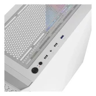 LOGIC PC-Gehäuse Aramis ARGB MIDI 1x USB 3.0, 2x USB 2.0 Audio, weiß, ohne Netzteil LOGIC PC-Gehäuse Aramis ARGB MIDI 1x USB 3.0, 2x USB 2.0 Audio, weiß, ohne Netzteil
