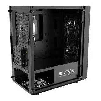 LOGIC PC-Gehäuse Atos ARGB MINI 1x USB 3.0, 2x USB 2.0 Audio, schwarz, ohne Netzteil LOGIC PC-Gehäuse Atos ARGB MINI 1x USB 3.0, 2x USB 2.0 Audio, schwarz, ohne Netzteil