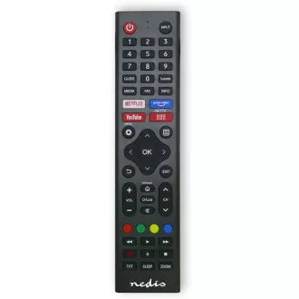 Nedis TVRC45HIBK - Ersatzfernbedienung | Hi-Sense TV | Vorprogrammiert | Schwarz Nedis TVRC45HIBK - Ersatzfernbedienung | Hi-Sense TV | Vorprogrammiert | Schwarz