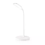Nedis LTLGQ4M2WT - LED-Lampe mit kabellosem Ladegerät | Dimmer | 15 W | Dimmbar | Weiß
