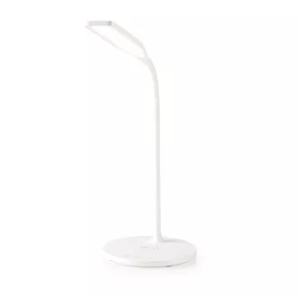Nedis LTLGQ4M2WT - LED-Lampe mit kabellosem Ladegerät | Dimmer | 15 W | Dimmbar | Weiß