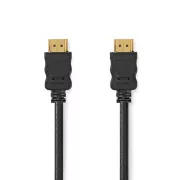 Nedis CVGL34060BK10 - Hochgeschwindigkeits-HDMI-Kabel mit Ethernet | HDMI auf HDMI-Anschluss | 4K@60Hz | 1,00 m | Schwarz