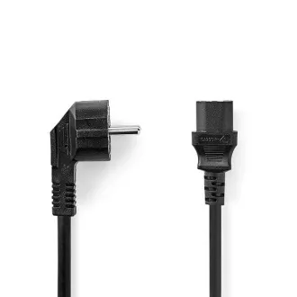 Nedis CEGL11075BK20 - Netzkabel | Typ F-Stecker | IEC-320-C1 | gewinkelt | abgewinkelt | 2,00 m | Schwarz Nedis CEGL11075BK20 - Netzkabel | Typ F-Stecker | IEC-320-C1 | gewinkelt | abgewinkelt | 2,00 m | Schwarz