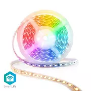 Nedis WIFILS52CRGBW Wi-Fi Smart LED Strip | Mehrere Farben | SMD | 5,00 m | IP21 | 2700 - 6500K | 960 lm | Android / IOS