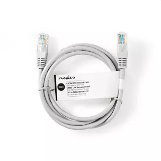 Nedis CCGL85230GY20 - Netzwerkkabel CAT6 U/UTP | RJ45 Stecker | RJ45 Stecker | 2,00 m | Rund | PVC | Grau Nedis CCGL85230GY20 - Netzwerkkabel CAT6 U/UTP | RJ45 Stecker | RJ45 Stecker | 2,00 m | Rund | PVC | Grau