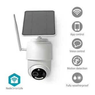 Nedis WIFICO14CWT – SmartLife-Außenkamera | WLAN | 3 MP Full HD 1296p | IP65 | Cloud / Micro-SD | 5 V Gleichstrom | Nachtsicht Nedis WIFICO14CWT – SmartLife-Außenkamera | WLAN | 3 MP Full HD 1296p | IP65 | Cloud / Micro-SD | 5 V Gleichstrom | Nachtsicht