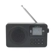 Nedis RDFM2225BK - FM Radio | 2 W | Power Accu / Power USB | Digital | 2 W | Bildschirmgröße: 1.77 "