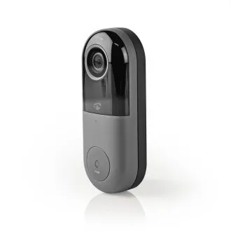Nedis WIFICDP11BK SmartLife Video-Türsprechanlage | WLAN | Transformator | Full HD 1080p | IP54 | Bewegungsmelder