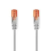 Nedis CCGL85230GY100 – CAT6-Netzwerkkabel | RJ45-Stecker | RJ45-Stecker | U/UTP | 10,0 m | Rund | PVC | Grau | Etikett