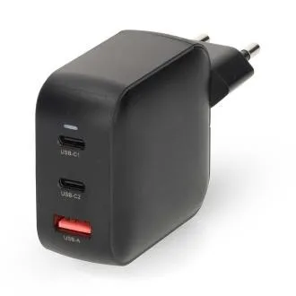 Nedis WCGPD45W100WT – Netzladegerät | 45 W | GaN | PD3.0 | Schnellladefunktion | 2 Ausgänge | 2x USB-C | Weiß