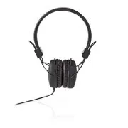 Nedis HPWD1104BK – Kabelgebundene Kopfhörer | Over-Ear | 3,5 mm | Kabellänge: 1,10 m | Schwarz