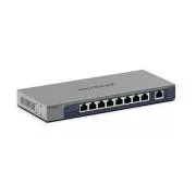 Netgear 8-Port Gigabit Ethernet Unmanaged Switch mit 1 dedizierten 10G/Multi-Gig Port - GS108MX