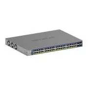 Netgear 48-Port Gigabit Ethernet, PoE , Smart Switch, Cloud-Verwaltung, 4 SFP  Ports (380W) - GS752TXP