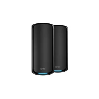 Netgear Orbi 970 Serie Quad-Band WiFi 7 Mesh 2er-Pack Schwarz Netgear Orbi 970 Serie Quad-Band WiFi 7 Mesh 2er-Pack Schwarz