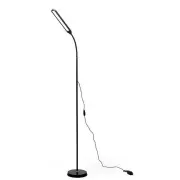 PLATINET Stehleuchte SIGNUS 10W 84 LED 500 Lumen, schwarz, Höhe 150cm